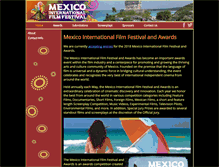 Tablet Screenshot of mexicofilmfestival.com